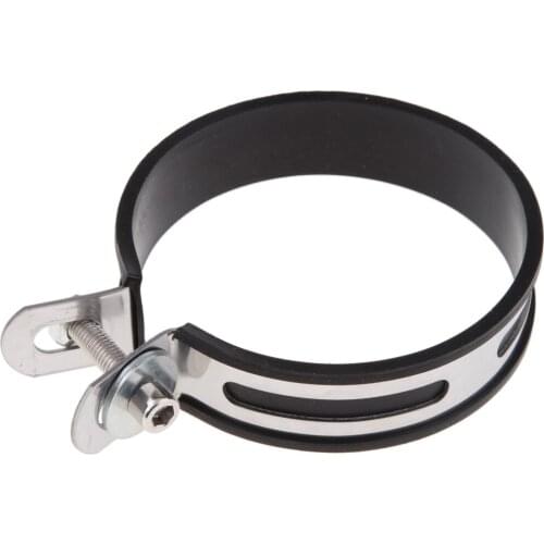 Motorcycle Exhaust Pipe Holder Clamp Fixed Ring for Muffler 100mm