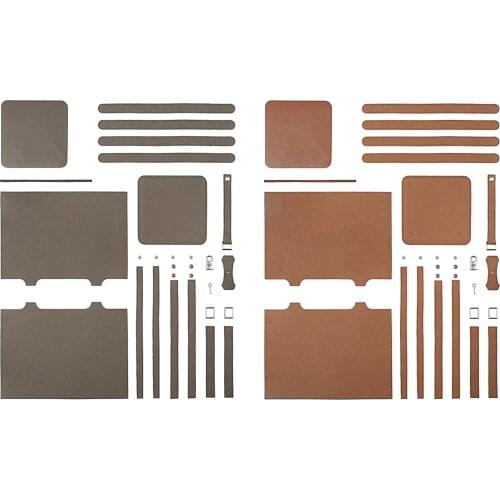 DIY Leather Handbag Making Kit Handmade Purse Bag Pre-cut Leathercraft Supplies