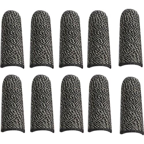 Hot 5 Pair Mobile Game Controller Finger Sleeve Sets, Anti-Sweat Reusable Waterproof Breathable Full Press Sn Finger Set