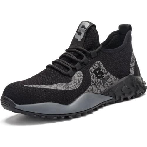 Pierce-proof Boots With Steel Toe Cap Lightweight Breathable Sports Shoes Non-slip Indestructible Safety Work Shoes Mens Shoes