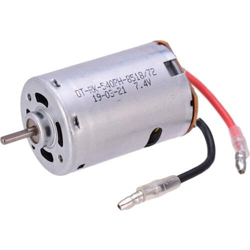 【NEW】540 Electric Brushed Motor Original Spare Parts For Wltoys 12428 12423 1/12 RC Car Accessories