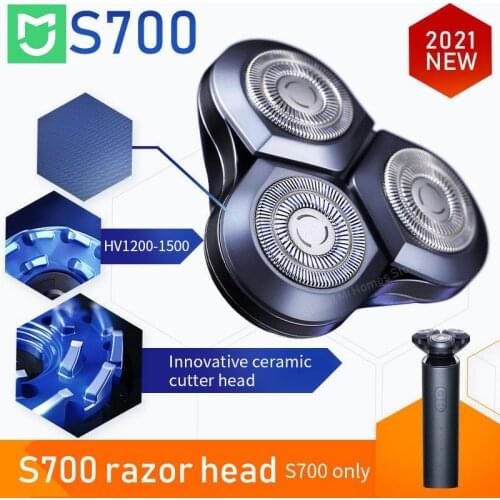 Original Xiaomi Electric Shaver S700 Replace Head Anti-corrosion, Anti-wear, Not Easy To Oxidize, Diamond Grinding Process