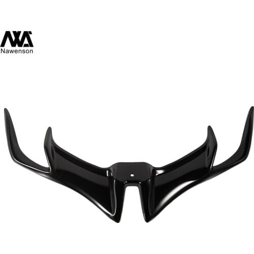 Front Aerodynamic Winglet ABS Plastic Spoiler Motorcycle Fairing Accessories for YZF R15 V3 2017-2019