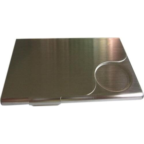 PPYY-Stainless Steel Box Transmission Box Business Card Credit Card Holder