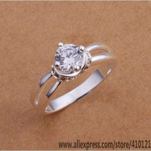 R186 Lucky Silver Color Rings For Women Fashion Jewelry Women Accessories Free Shipping Fashion Rings /dvvamnca Eqranhya