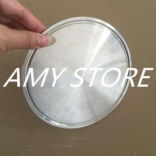 133MM 5'' SUS SS 304 Sanitary End Cap fits 5" Tri Clamp Ferrule Flange 145MM