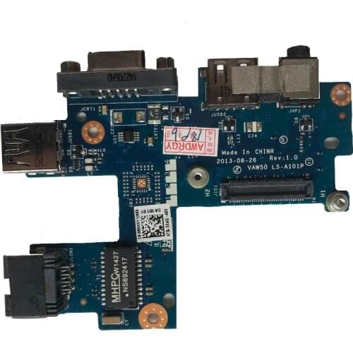 SZWXZY Excellent Original For DELL E5540 USB Audio Lan Port Board 9WMHY 09WMHY LS-A101P