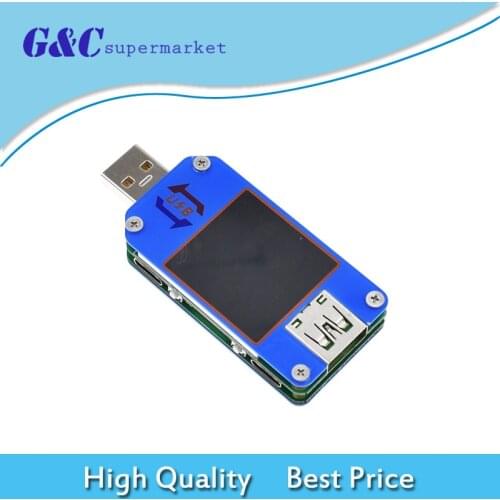 UM25C/24C UM25/24 USB 2.0 Type-C Color LCD Display Tester Voltage Current Meter diy electronics