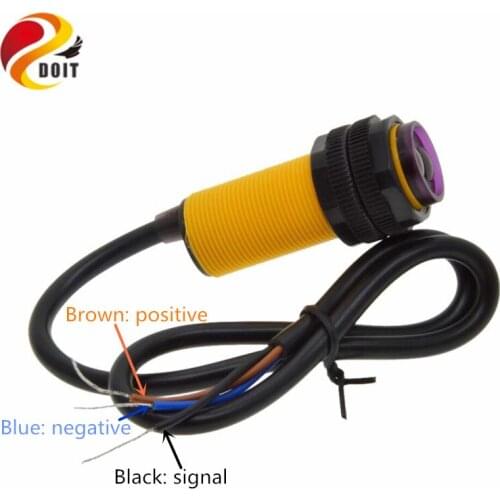 R275 IR Smart car robot E18-D80NK infrared obstacle avoidance sensor proximity switch 3-80cm adjustable Hot sale