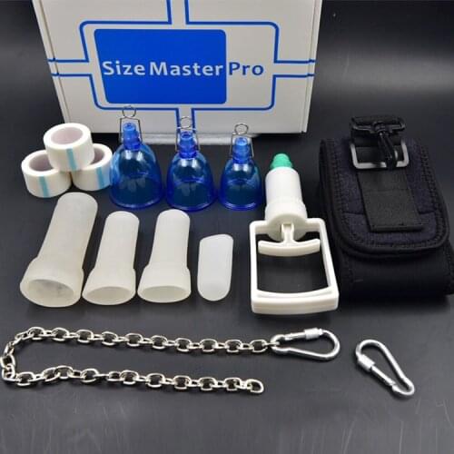Super value Chain hanger Vacuum Size Master Pro Male PENIS ENLARGEMENT Stretcher Extender Enlarger Enhancement Pump SizeMaster