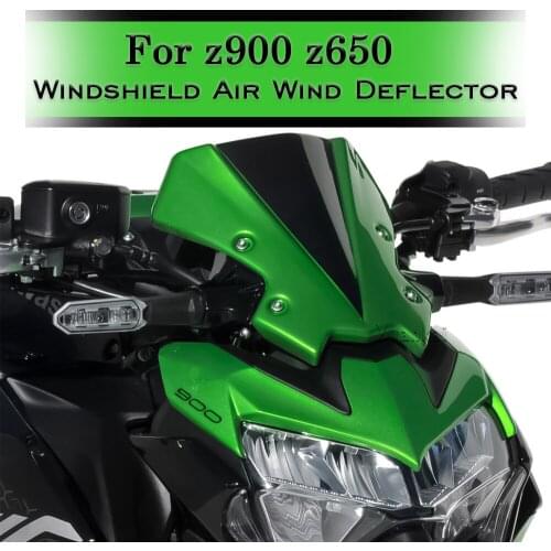 Air Wind Deflector For Kawsaki Z650 Z900 Z 650 Z 900 2020 Motorcycle Windshield Windscreen Upper Deflector