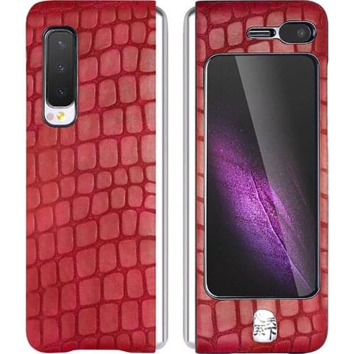 For Samsung W20 FOLD W20205G ​Phone Protective Fold Case Stylish Leather Full Cover Protection Shell Shockproof Case Accessories