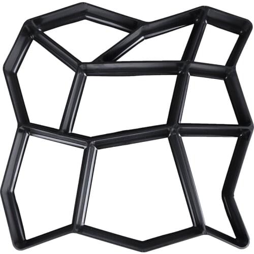 1pc New Path Maker Mold Reusable Concrete Cement Stone Design Paver Walk Mould Reusable