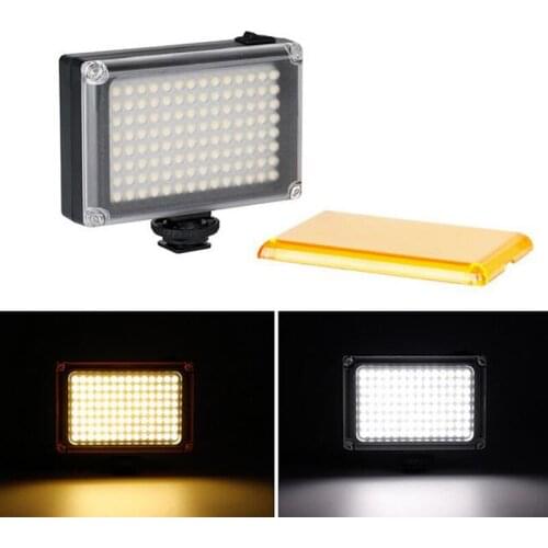 112 LED Video Light Photo Fill Lighting Battery Filters for Nikon Canon DSLR Camera Smartphone for Youtube Vlogging Live stream