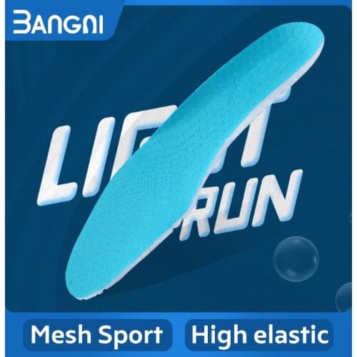 3ANGNI Light Sports Insoles For Running Comfortable EVA Shoe Pad Breathable Insert Cushion For Foot