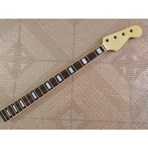 4 string 20 fret maple Jazz bass Guitar Neck Replacement rosewood Fretboard