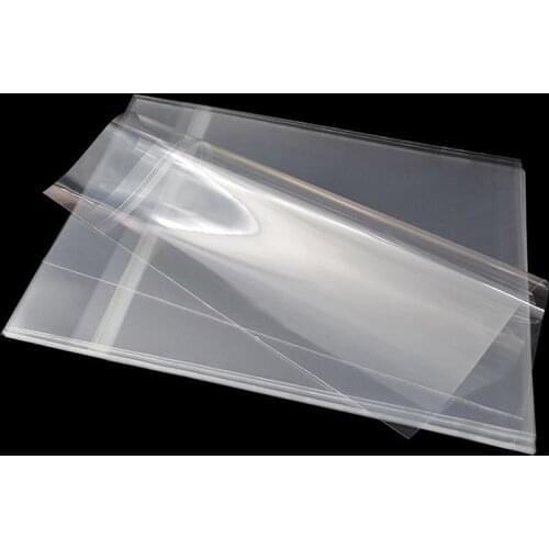 50Pcs 12" Vinyl Record Protecter LP Record Plastic Bags Anti-static Record Sleeves Outer Inner Plastic Clear Cover Container