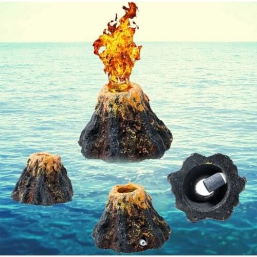 Volcano Shape Aquarium Air Stone Bubble Stone Oxygen Pump Fish Tank Ornament Aquarium Accessories Decor