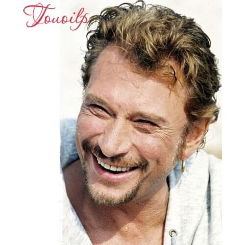 TOUOILP 5D DIY Diamond Painting johnny hallyday spuare&round 5D Diamond Painting Cross Stitch Needlework Home Decorative