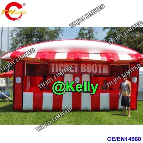 Free shipping inflatable booth for sale, portable Inflatable snack booth Stand, inflatable Popcorn Cotton Candy treat shop