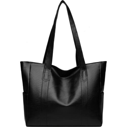 Hot sale large womens bag large capacity shoulder bags high quality PU leather shoulder bags ladies wild bags sac a main femme