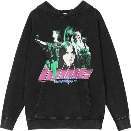 Fashion Hip Hop Hoodie Sweatshirt Men Streetwear Rapper Graphic Print Hooded Autumn Loose Harajuku Cotton Pullover Sweatshirts