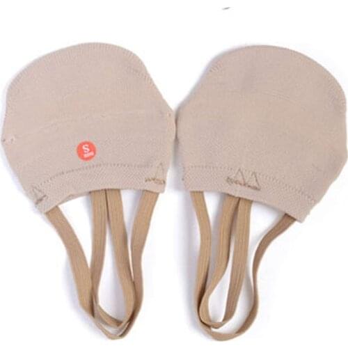 Soft Half Knitted Socks Girls Rhythmic Gymnastics Toe Shoes Ginastica Elastic Dance Feet Protection Shoes Ballroom Accessories