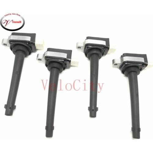 Set Of 4 PCS Ignition Coil For 2008 Renault Megane III 2.0L 2009 Scenic III 2.0L Part No# 8200699627 0221504030