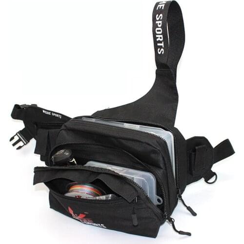 NEW fishing bag waterproof Lure gear bag multi-functional pocket oblique cross outdoor pocket chest pack tackle fly fishing bags