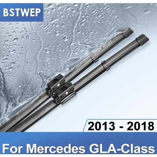 BSTWEP Wiper Blades for Mercedes Benz GLA Class x156 Fit Pinch Tab Arms GLA 180 200 220 250 45 AMG CDI 4Matic