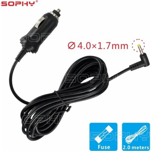 Car Male Plug Cigarette Lighter DC Adapter Power Supply Cord With 200 cm Cable Wire Apply To Cigarette Lighter Socket