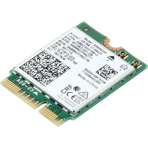 Bluetooth-compatible 5.0 Intel Dual Band AC 9560 9560NGW NGFF Card BT5.0 Wireless Wifi M.2 CNVI 1.73Gbps L3O0