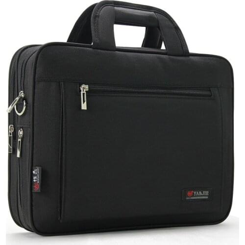 Document Bag Canvas 14-inch Office Zipper Bag Large Capacity Men Women Handbag Multi-layer Information Bag Briefcase Meeting