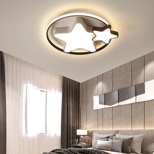 2021 New Modern Childrens Room Bedroom Ceiling Lamp Living Room Chandelier Balcony Lamp kindergarten Five-pointed Star Lamp