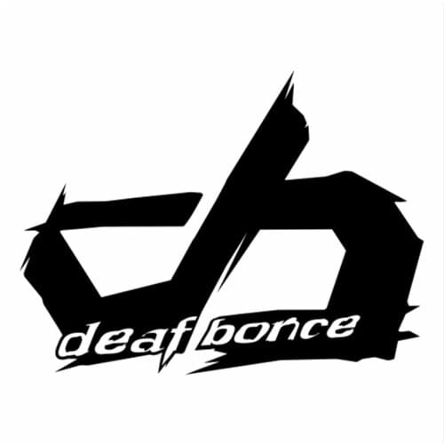 Deaf Word Decal Vinyl Car Stickers Accessories Black Silver CL519