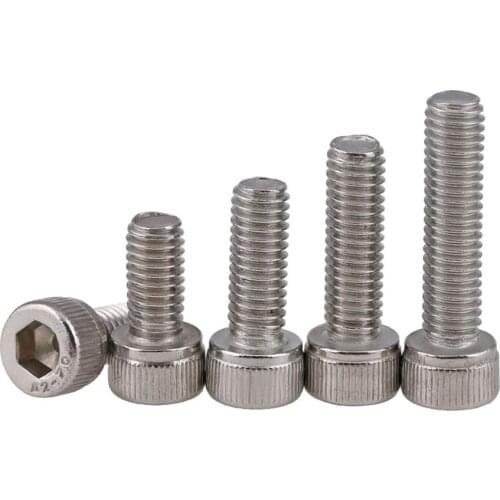 304 Stainless Steel Reverse Thread Left Teeth Hex Socket Screws M6 M8 M10 M12 Twill Cylindrical Head Bolts