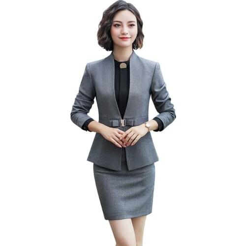 Women sweatsuits sets new style fashion suit OL professional suit suit female temperament commuter overalls pants suit