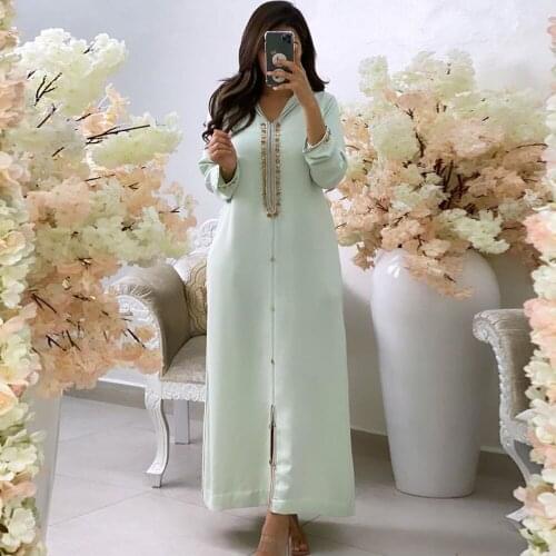 Hooded Abaya Dubai Turkey Muslim Dress Islam Clothing African Long Dresses Women Robe De Moda Musulman Djellaba Femme Kaftan