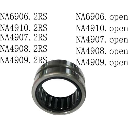 1PC NA6906 NA4910 NA4907 NA4908 NA4909 NA6906 NA4910 NA4907 NA49082RS OPENSolid Collar Needle Roller Bearings With Inner Ring