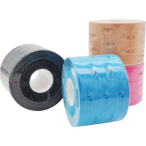 10 Rolls Perferated Kinesiology Tapes Knee Support Knee Protector Kneepads Kinesiologia Cintas Kinesiotape Sport Safety Support