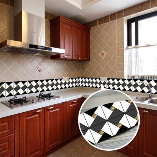 Wallpapers 3D Three-dimensional Floral Geometry Wallpaper Border Walls Roll Stereo Wall Stickers Living Room Decor Daily Home