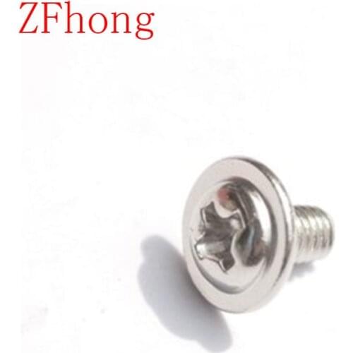 50pcs M5*6/8/10/12/16/20/25/30/35/40 stainless steel 304 phillips washer pan round head machine screw