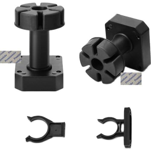 4Pcs/Lot Premintehdw Adjustable Plastic Cabinet Leg Kitchen Leveler Leveling Feet Plinth Kitchen Toekick Slot Flat clip