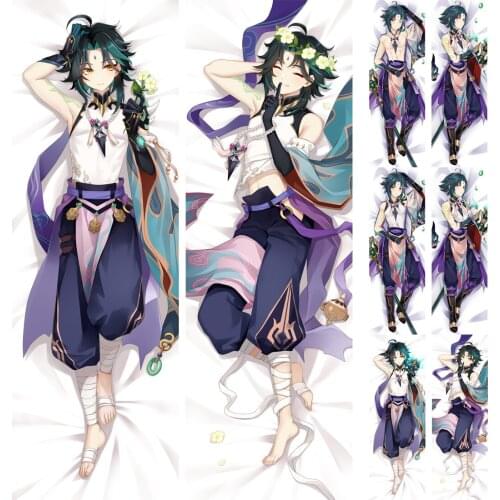 Genshin Impact Dakimakura XIAO Character Pillowcase Hugging Body Pillow Case Anime Game Otaku Throw Cushion Pillows Cover