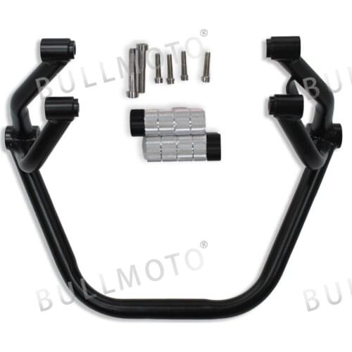 For Yamaha MT09 FZ09 Dumb Black Subcage Stunt Rear Passenger Peg Tracer MT-09 FZ-09 2013 2014 2015 2016 2017