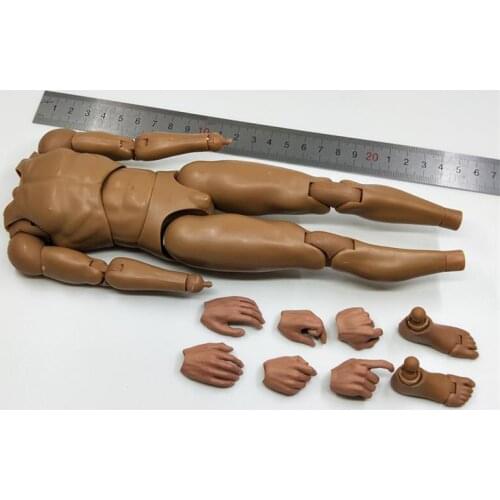 1/6th WWII UD9003 British Colonel Mayne Royal Air Service Regiment Flare Man Male Body Figure With Hand Foot For 12inch Doll