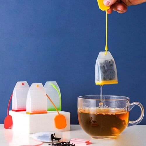 Tea Strainer Infuser Non-stick Durable Heat-resistant Silicone Food Grade Eco-friendly Materials Easy to Carry Tea Maker Office