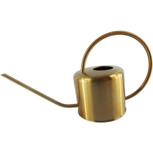 Stainless Steel Watering Pot Can,Gardening Tool For Plant Flower Herb , 1.3L