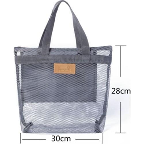 Women Cosmetic Bag Fashion Travel Mesh Zipper Money Pouch Case Cosmetic Wash Storage Bag Makeup Storage Box Pouch /BL1