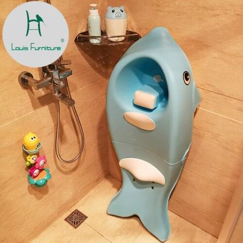 Louis Fashion Bathroom Chairs 1-10 Year Old Child Shampoo Shampoo Baby Bed Folding